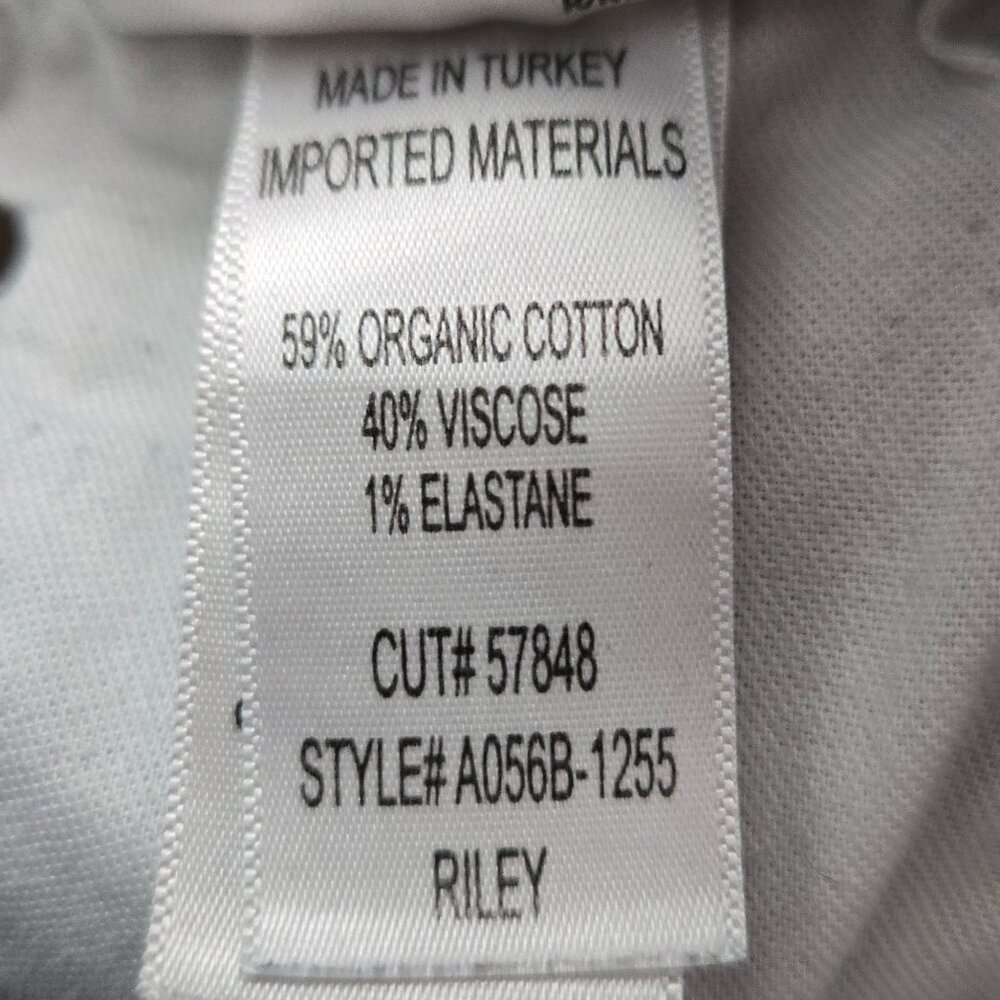 Agolde Riley High Rise Straight Crop Distressed Knee Jeans 29 - Picture 7 of 8